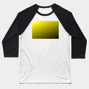 Yellow gold ombre gradient geometric mesh pattern Baseball T-Shirt